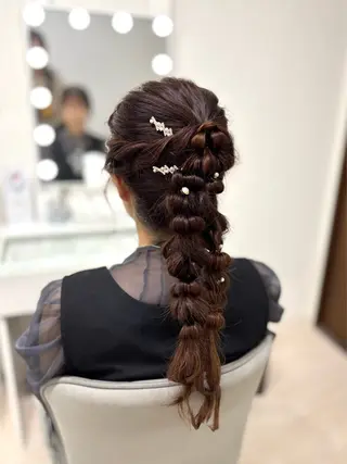 ヘアアレンジ 植木 萌恵のヘアスタイル