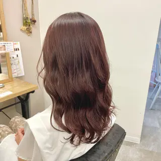 セミロング カラー 🔵暗髪　特化🔵 梅田・増田のヘアスタイル