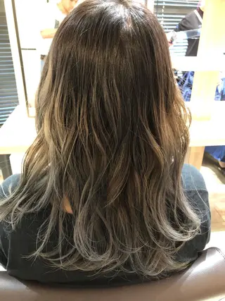 ロング カラー 柏/春日竜次 /髪質改善縮毛矯正のヘアスタイル