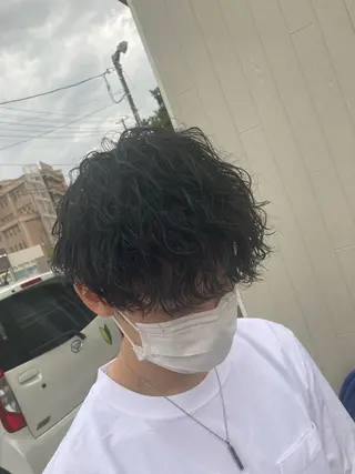 ミディアム パーマ メンズ パーマが得意な【最高 悠斗】のヘアスタイル