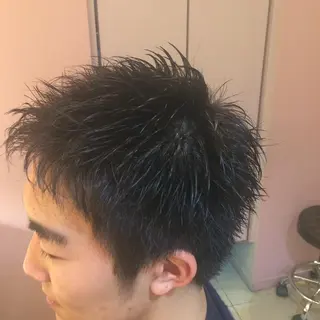 カラー ヘアアレンジ メンズ メンズパーマの巨匠 鈴木純のヘアスタイル