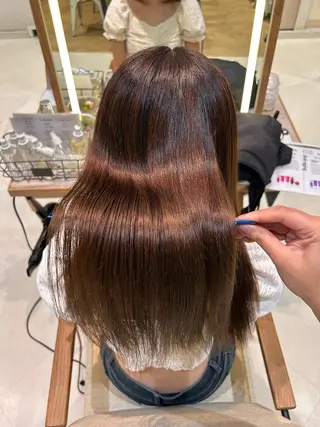 透明感カラー/艶髪/ 似合わせカラーのヘアスタイル