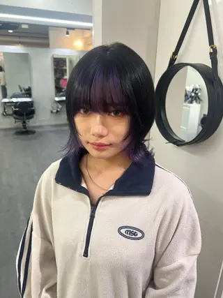 ミディアム 佐川 雪月のヘアスタイル