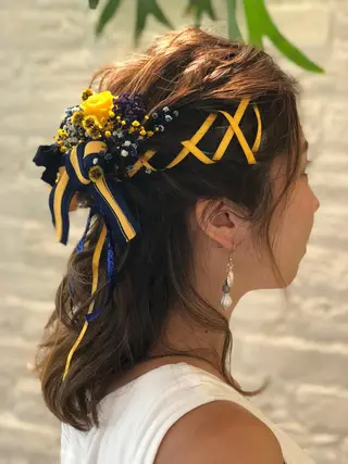 ミディアム ヘアアレンジ 吉祥寺 似合 わせcut/kanaのヘアスタイル