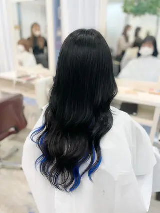ロング カラー 韓国ヘア🤍髪質改善 🇰🇷AKANEのヘアスタイル