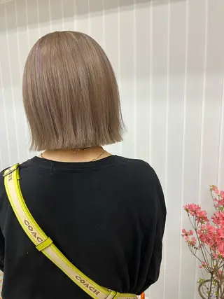 ショート カラー hair make grace所属・綺音/ブリーチ /似合わせカットのヘアスタイル