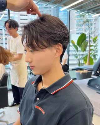 パーマ ダブルカラー/ ケアブリーチ/クニトのヘアスタイル