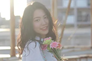 ロング カラー 阿部 響香のヘアスタイル