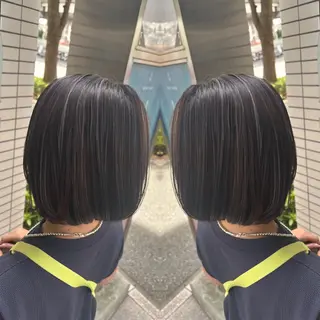 ショート カラー ☻モエカ/石川町 元町中華街☻のヘアスタイル