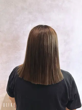 ミディアム カラー AVANCE泉大津店所属・髪質改善・艶カラー 加茂瑞希のヘアスタイル