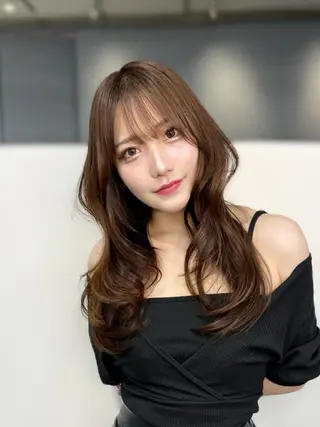 セミロング カラー 🦋韓国系指名No1 店長/圓山 祐也🦋のヘアスタイル