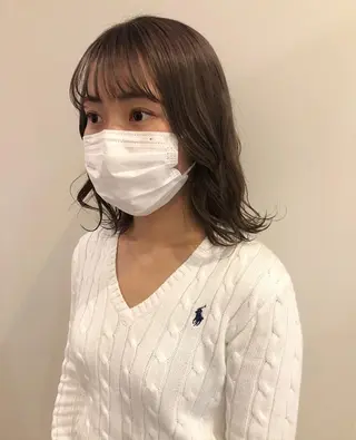 ミディアム カラー レイヤー/お顔まわり 暖色カラー🍑Amiのその他イメージ