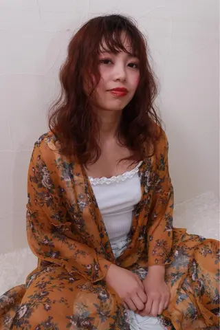 セミロング カラー 清水 まなのマツエク・マツパデザイン