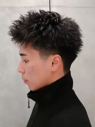 パーマ メンズ 渋谷メンズ特化 佐橋世奈のヘアスタイル