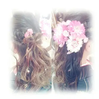 ショート ミディアム セミロング ロング ヘアアレンジ .. meiのヘアスタイル