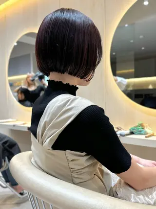 ミディアム 🩵縮毛矯正・ボブ 岩原朋也🩵のヘアスタイル