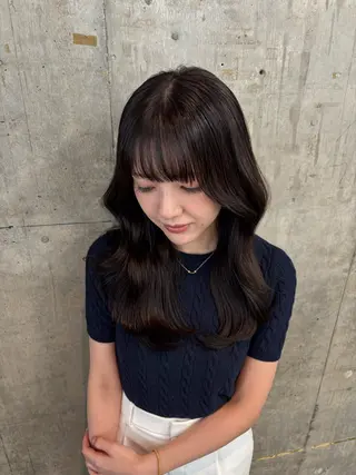 ミディアム カラー 💖韓国風艶髪ヘア 💖EREN🦋のヘアスタイル