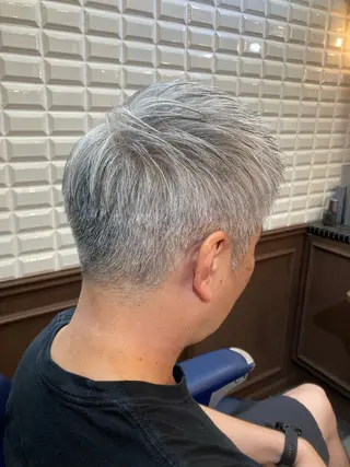 ショート メンズ ルピナス中田店長 山口大地のヘアスタイル