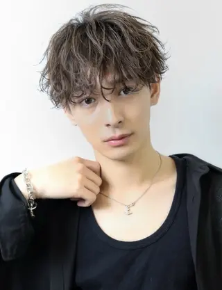ミディアム メンズ メンズサロンKUROT熊本所属・橋本 俊哉のヘアスタイル