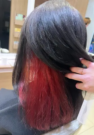 セミロング 横浜/韓国風/ヘアメ /ユイナ🎀のヘアスタイル