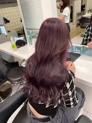 ロング カラー トレンドカラー🩵 羽衣🎀横浜🪄ྀིのヘアスタイル