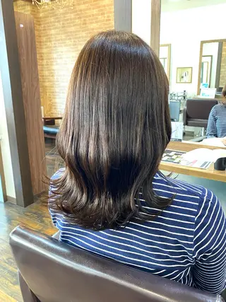 ミディアム カラー graphy池袋 東ヶ崎　凌のヘアスタイル