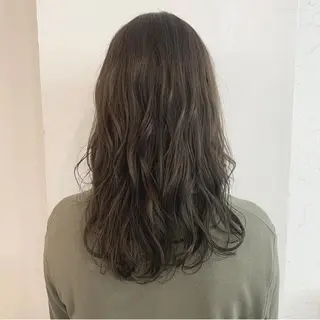 ロング カラー 渋谷ブリーチカラー 韓国ヘアyuikoのヘアスタイル