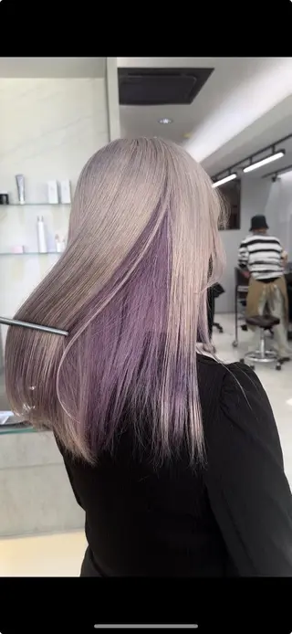 ミディアム カラー JILL/鶴岡 和幸/天神のヘアスタイル