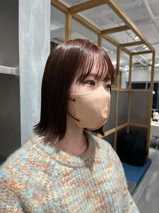 カラー MINX The pass所属・透明感ケアカラー/ レイヤー/ryokaのヘアスタイル
