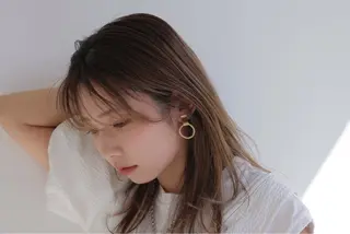 似合わせカット暖色 カラーhiyonaのヘアスタイル