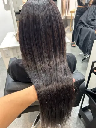 ロング カラー alpha. カラーエクステ下妻のヘアスタイル