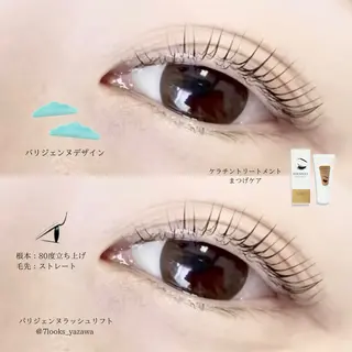マツエク・マツパ Stella 谷澤のマツエク・マツパデザイン