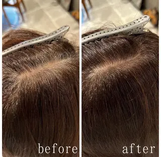 カラー たしろ ともきのヘアスタイル