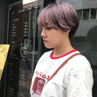 ショート カラー share salon JAM 吉祥寺所属・レイヤー/ブリーチ HIKARU ♡のヘアスタイル