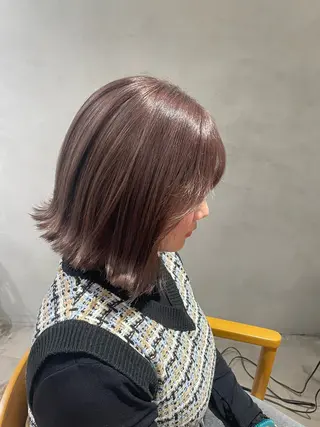 ミディアム 美髪と似合わせのサロンenn(エン)所属・enn天王寺藤本 大輝のヘアスタイル