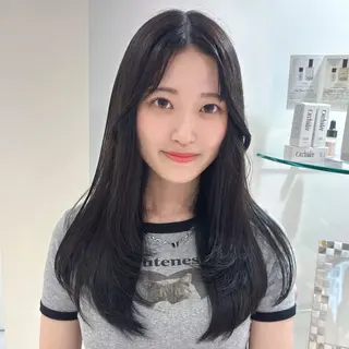 ロング Ayu🍯/名駅/ブ リーチカラー/ヘアメのヘアスタイル