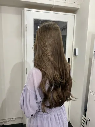 カラー 楓🦋韓国系レイヤー / 透明感カラー🤍のヘアスタイル