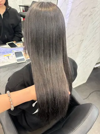 ロング カラー hair salon dot. mooda 韓国風サロン 町田店所属・韓国風ヘア🎀🩶 /♡𝓝𝓸𝓪♡のヘアスタイル