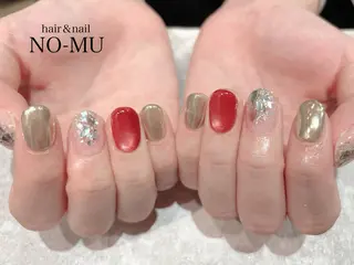 ネイル hair＆nail NO-MU所属・hair＆nail NO-MUのネイルデザイン