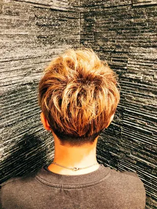 ミディアム メンズ ✨メンズカット 無料‼️✨土尾快斗のヘアスタイル