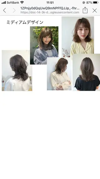 ミディアム shel津山の手店所属・似合わせカット✂️ 稲垣亮平のヘアスタイル