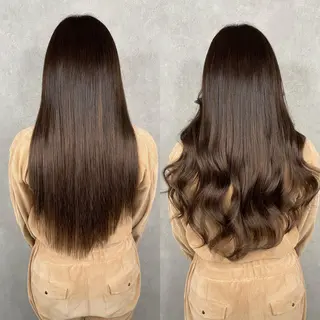 ミディアム 💎馴染むエクステ ×カラーTOMO💎のヘアスタイル