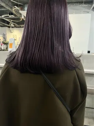 セミロング レイヤーパーマ、ボブ 小須田ゆあのヘアスタイル