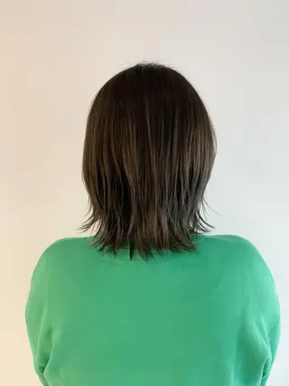 ミディアム えんどう みほのヘアスタイル