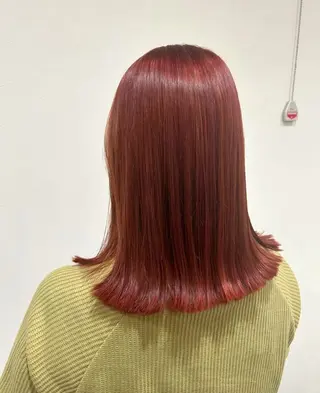 ミディアム カラー La fith hair grand 金山店 【ラフィス ヘアー グランド】所属・山本 望理のヘアスタイル