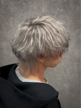 ミディアム カラー メンズ メンズウルフ特化🐺 🔥長山耕大🔥のヘアスタイル