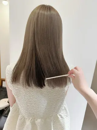 ロング カラー 仙台ブリーチカラー デザインカラーあすかのヘアスタイル