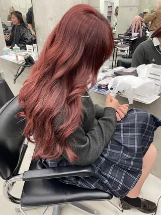 ロング LINOET名古屋所属・ダブルカラー💖上村 純妃💖名駅徒歩5分のヘアスタイル