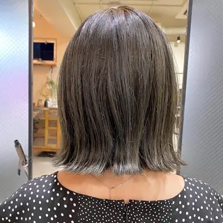 ミディアム カラー ヘアアレンジ tane.所属・【ダメージレス施術】 【透明感】北村 拓也のヘアスタイル