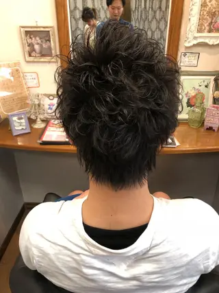 ショート メンズ HairWork's FLO-WER所属・五十嵐 聡のヘアスタイル
